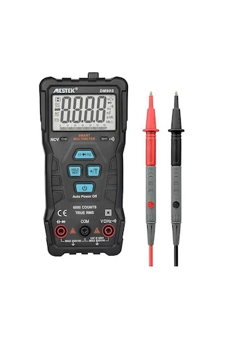 Dm90e-mestek Otomatik Aralık Dijital Multimetre 6000 Sayım Arka Işık Ac/dc Ampermetre Voltmetre Ohm Multitester Çoklu Metre Dm90 Serisi