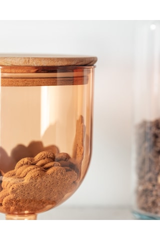 Madame Coco Marion Ahşap Kapaklı 900 ML Saklama Kabı