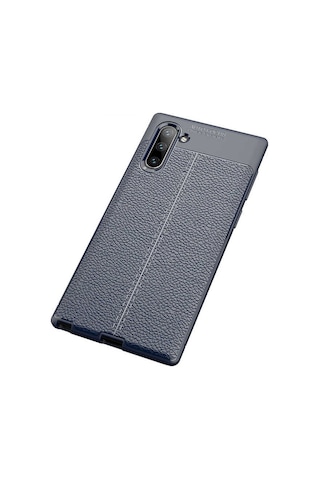 Galaxy Note 10 Kılıf Zore Niss Silikon Kapak Lacivert