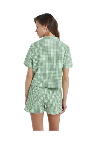 Kadın Pijama Üstü 60410 - Yeşil Yeşil