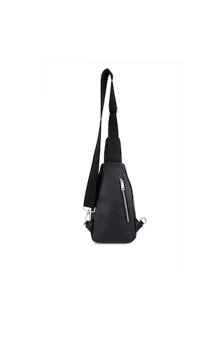 Tamer Tanca Erkek Hakiki Deri Siyah Floter Body Bag Çanta 1012 230204 Erk Cnt Sk25-26 Sıyah Fltr Siyah