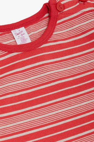 Breeze Kız Bebek Uzun Kollu Tişört Çizgili Patlı 9 Ay-3 Yaş, Narçiçeği Nar Çiçeği