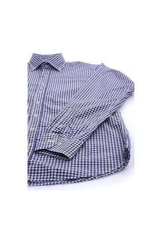 Giant Kareli Uzun Kol Erkek Gömleği - Modern Fit Lacivert