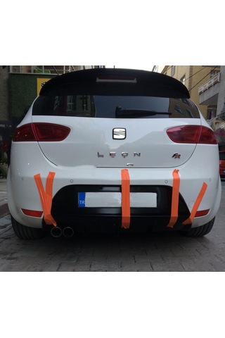 Seat Leon Mk2 2009-2012 Boyasız Fiber Spoiler