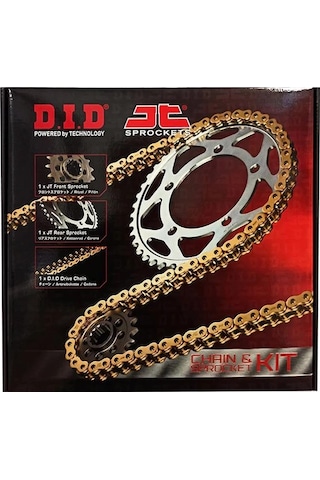 Did-Jt 2006-2010 Honda CBF 1000 Uyumlu Zincir Dişli Set Gold (Sarı) Renk
