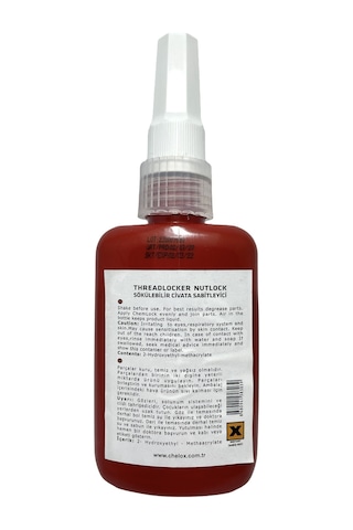 Chemlock Lock 43 Sökülebilir Civata Sabitleyici 50Ml.
