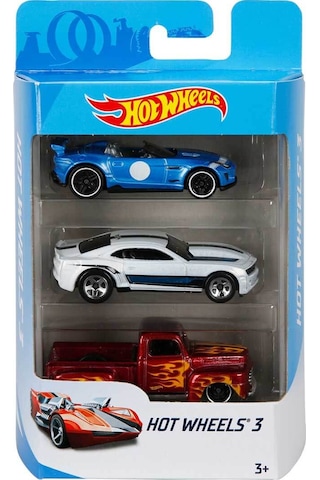Hotwheels 3 Lü Üçlü Araba K5904