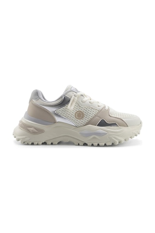 Lumberjack Chuke 5fx Kırık Beyaz Kadın Sneaker Beyaz-gumus-kum Çok Renkli