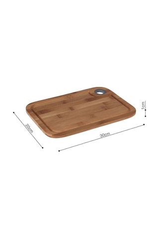 Kesme Tahtası Bambu Ağacı 30 20cm Ahşap