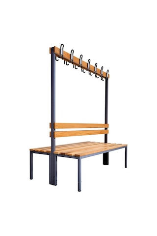Ayakkabılıksız 4 Ayaklı Çift Taraflı Bank, 14 Kanca, 150x85x170 Cm, Spor Bankı