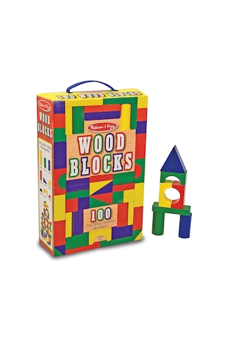Melissa And Doug Ahşap Blok Seti - 100 Parça