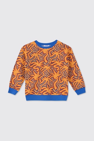 Panço Erkek Çocuk Baskılı Sweatshirt Somon