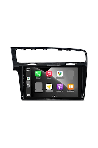 Volkswagen Golf 7 Android Multimedya Sistemi 4-64 Cadence R18 2013-2020 Ön Kayıt Kamera 9"