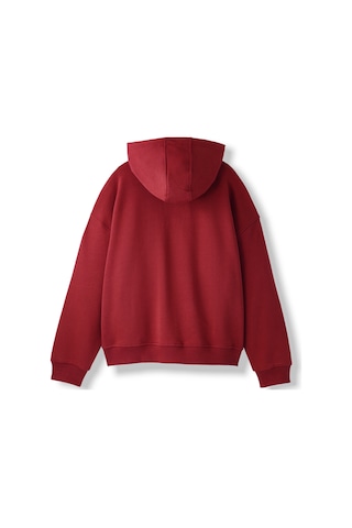 Gsstore Galatasaray Kadın Yarım Zip Hoodie K252107 Bordo
