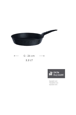 Karaca  Biodiamond Antibakteriyel Kulp Tava 26 Cm