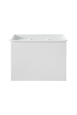 Mudo Home Roma Bölmeli Düzenleyici Mat Beyaz 19x16x13