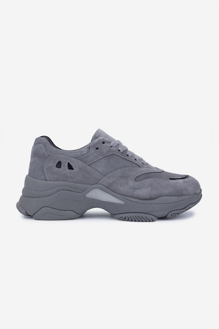 Valmenti Kadın Hakiki Deri Gri Sneakers & Spor Ayakkabı 154 3396 Bn Ayk Sk25-26 Grı Suet/syh Dr Gri