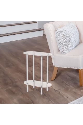 Suntek Akrilik Küçük Masa 2 Katlı Restoran Otel Ofisi Için