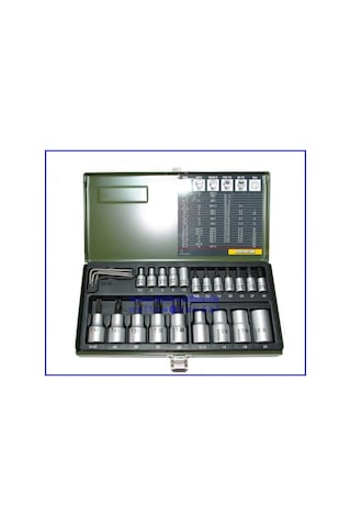 Proxxon 23102 Torx Somun Lokma Anahtarı Özel Set 24 Parça Set