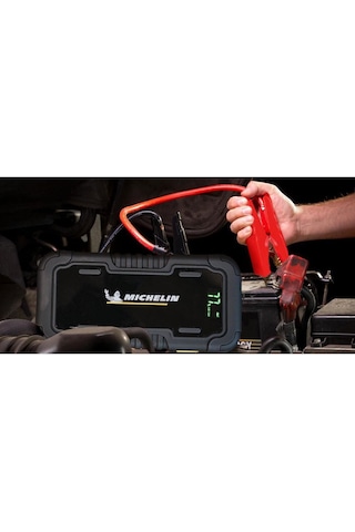 Michelin Mjs80 12volt 1000amp Lityum Polimer Akü Takviye + Powerbank + Led Lamba Fr Mjs80