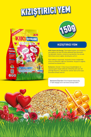 Kiki Excellent Kuş Kızıştırıcı 150 G