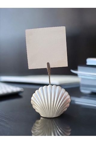 Sedef İnci İstiridye Fotoğraf Not Tutucak Hediyelik Sedef