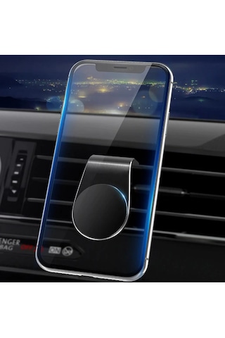 L Model Araç İçi Telefon Tutucu Havalandırmaya Giren Mıktanıslı