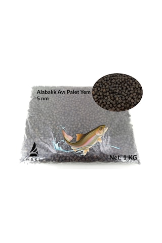 Haki Palet Yem 1 KG Sazan Alabalık Palet Yem 5nm