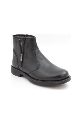 Nesilshoes Nesil Shoes Thrtrk 905 Siyah Hakiki Deri Kauçuk Taban Erkek Bot