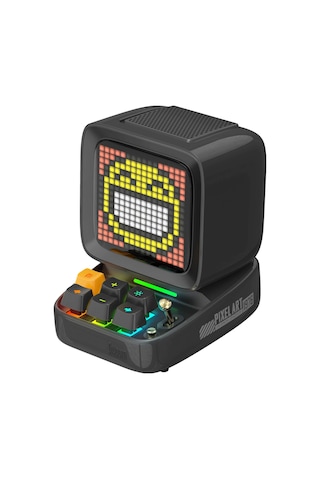 Divoom Ditoo Pro Siyah Piksel LED Ekranlı Uygulama Kontrollü Akıllı Bluetooth Hoparlör