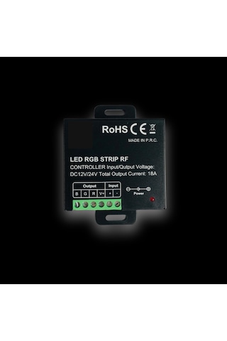 Rgb Led Şerit Rf Dokunmatik Kumanda Ve Kontrolcü Seti 12v 24v 18a Uzaktan Kumandalı