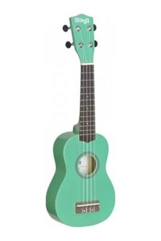 Stagg Us-grass Soprano Ukulele Grass+bagg
