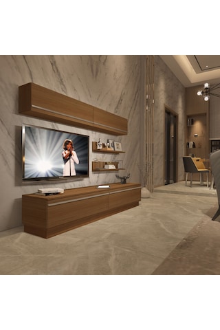 Decoraktiv Eko 5b Mdf Std Tv Ünitesi Tv Sehpası Ceviz