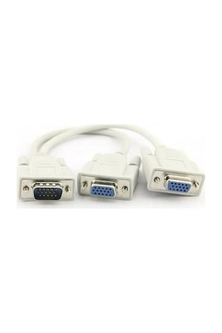 Trendooze Vga Vga Splitter Port Port Kablo Çoğaltıcı 2 2 Ad