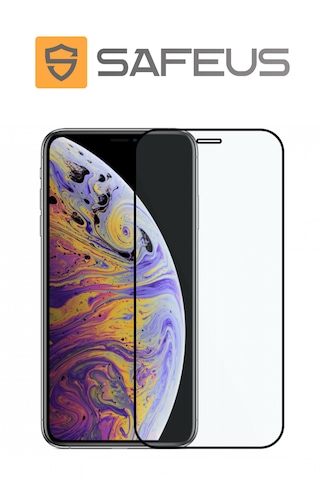 Safeus Tam Kaplayan Parmak İzi Bırakmayan Safir Ekran Koruyucu Cam , Apple Uyumlu iPhone Xs İle