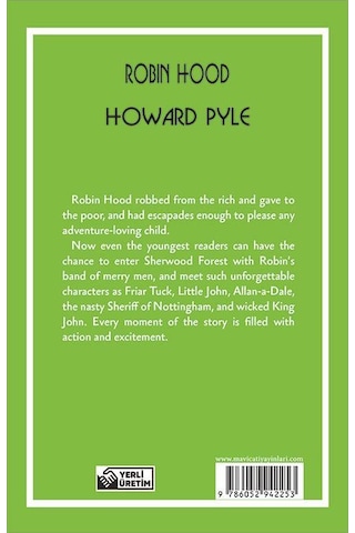Robin Hood Stage 1 - Howard Pyle - Mavi Çatı Yayınları