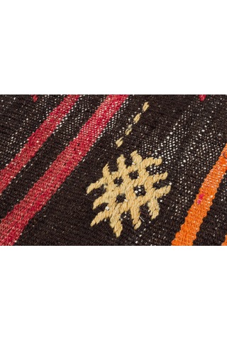 Renkli Çiçekli El Dokuma Kilim Paspas
