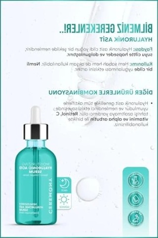 Hyaluronik Asit İçeren Cilt Serumu 30 Ml