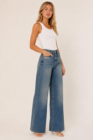 Alexandergardi Wide Leg Denim Pantolon Mavi