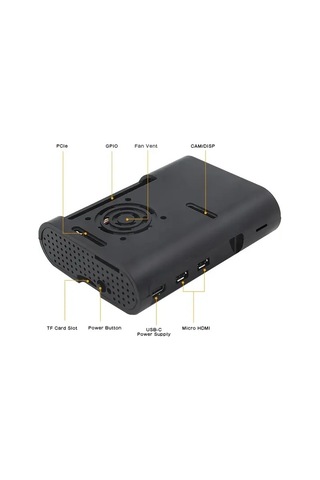 LT-5BE Raspberry Pi 5 Muhafaza Kutusu - Fanlı