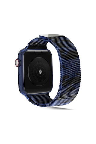 Apple Uyumlu Watch 38 MM Krd-40 Tel Örgü Işlemeli Metal Kordon