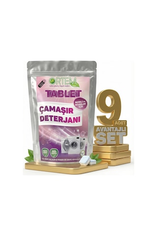 Ortem Çamaşır Tablet Deterjan 9x22'li