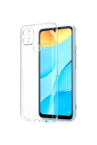 Adige Oppo A15 Kılıf Kamera Korumalı Süper Silikon