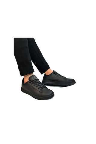 Jump 15306-15307 Siyah-siyah Düz Taban Rahat Spor Ayakkabı Siyah