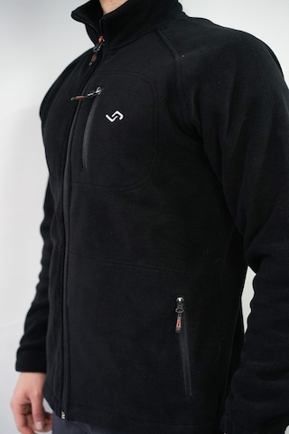 Jump 3 Cepli Slim Fit Mevsimlik Polar Mont Siyah