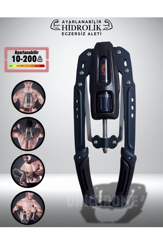 Twister Kol Omuz Gögüs Egzersiz Aleti 10-200 Kg Ayarlanabilir Siyah Fitness Ekipmanı Siyah