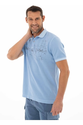 AR-MA Arma Erkek Regular Fit Parça Boyama Polo Yaka Tişört 001