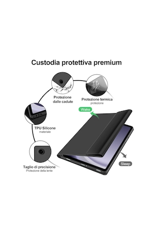 Huawei Matepad Air 11.5'' Uyumlu Bluetooth Özellikli Standlı Kalem Bölmeli Klavyeli Kılıf