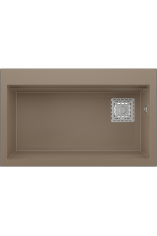 Real Stone Likya 75,5x47 Cm Cappuccino Granit Mutfak Eviyesi