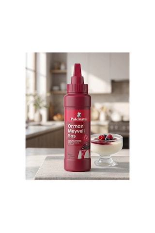 Pakmaya Sıvı Tatlı-pasta-dondurma Sosu 300 Ml Karamelli Ve Orman Meyveli 2 Li Set